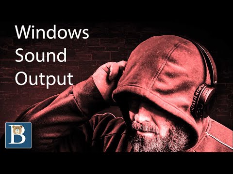 Windows Change The Sound Audio Output Device