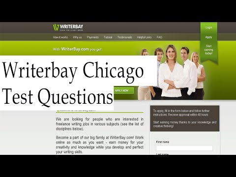 Writerbay chicago /turabian test questions