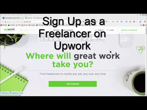Registration as a Freelancer on Upwork