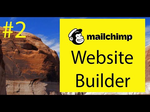 #2 Mailchimp Website Builder PART 2 - Design Header