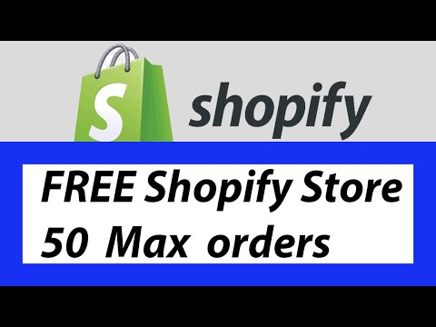 How To Create Shopify Free Store with Max 50 orders - Free Shopify trial until 50 orders [Video]
