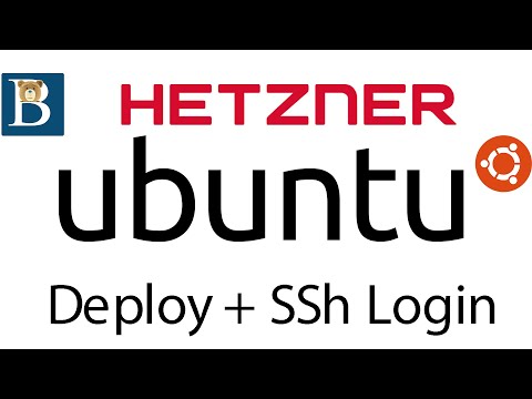 Hetzner tutorial - Deploy Ubuntu on Hetzner cloud and log in via SSH