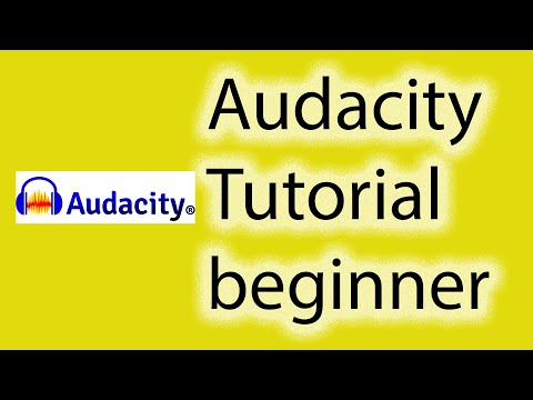 Audacity Tutorial for Beginners