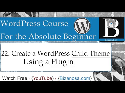 22. WordPress Child Theme Plugin