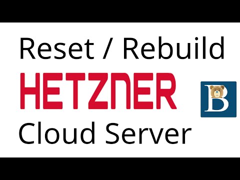 How to Rebuild Hetzner server and log in SSH - Reset/ Refresh Hetzner cloud server with new OS