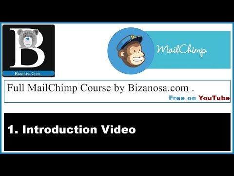 1 MailChimp Tutorial introduction Bizanosa com