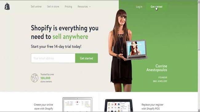 Set up your online shop  with Shopify - Shopify review