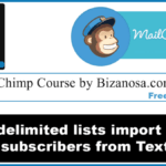 Importin subscribers into MailChimp