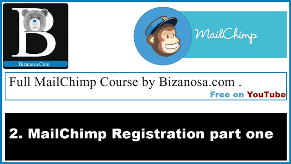 2 How to register in MailChimp