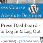 wordpress dashboard - wordpress tutorial