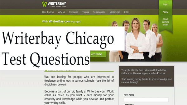 Writerbay Chicago/Turabian Formatting Test