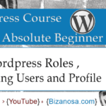 WordPress profile, users and roles