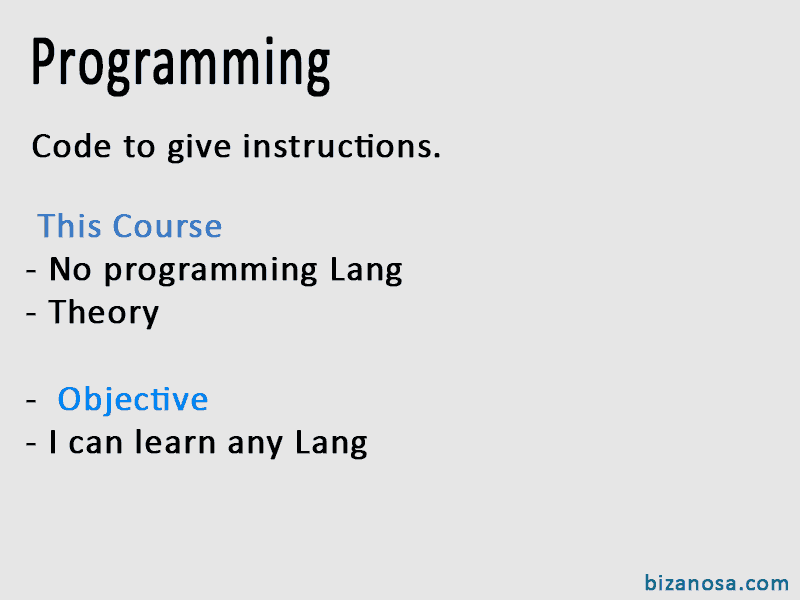 Intro to programming flashcard