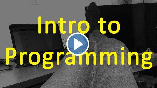 The intro to programming course [FREE]