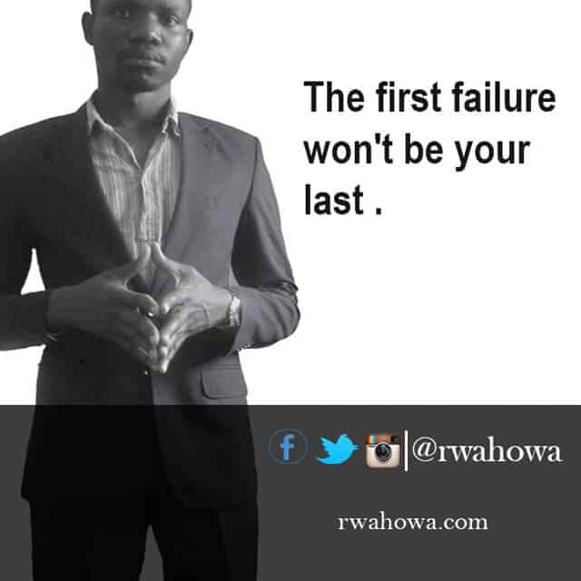 38 The first failure won’t be your last .