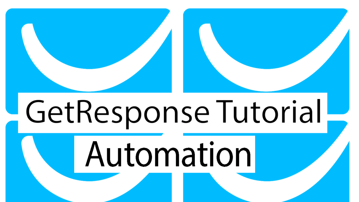 GetResponse Tutorial - Automation