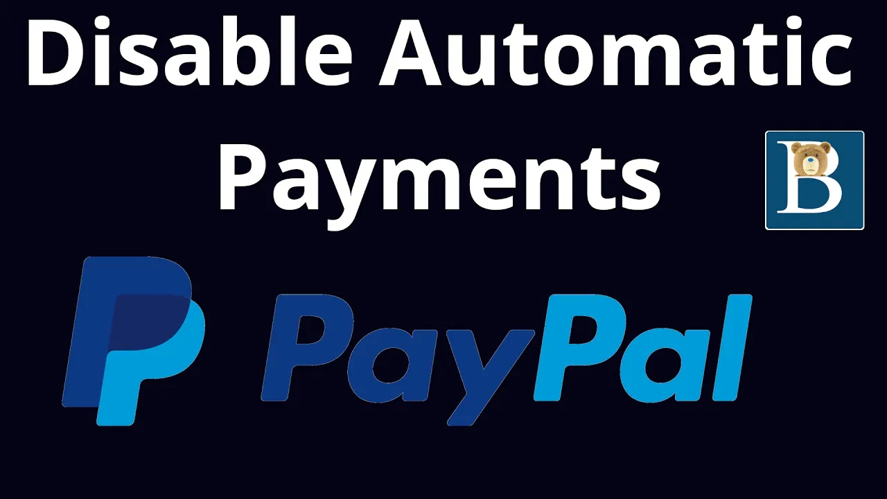 How to Disable automatic payments on PayPal - Automatic payments cancel
