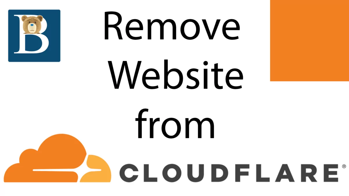 To delete a Cloudflare website. That is, to remove a site from Cloudflare, do the following.