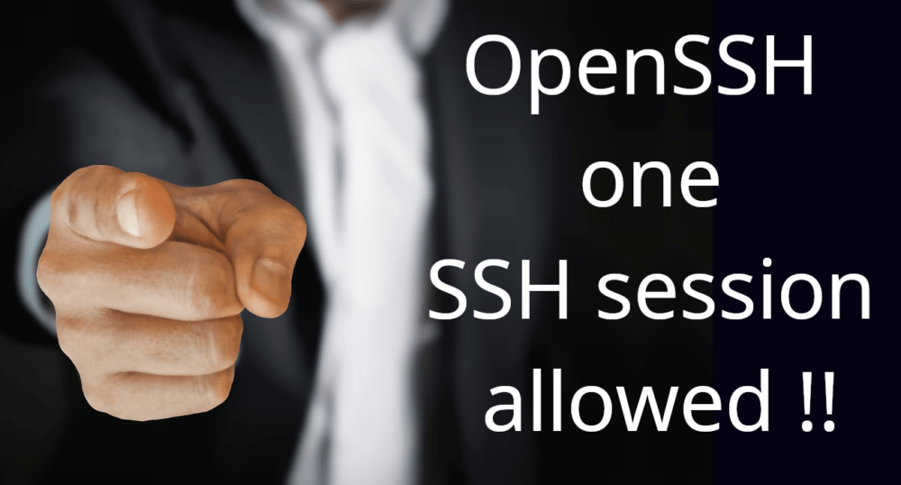 Limiting the number of SSH sessions per user